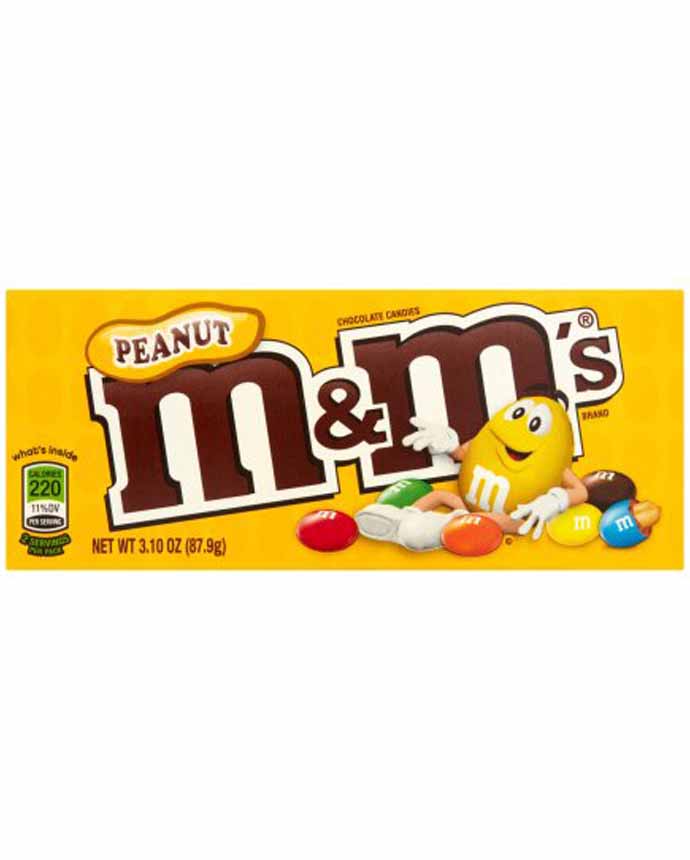 M&Ms Peanut Chocolate Candy Theater Box
