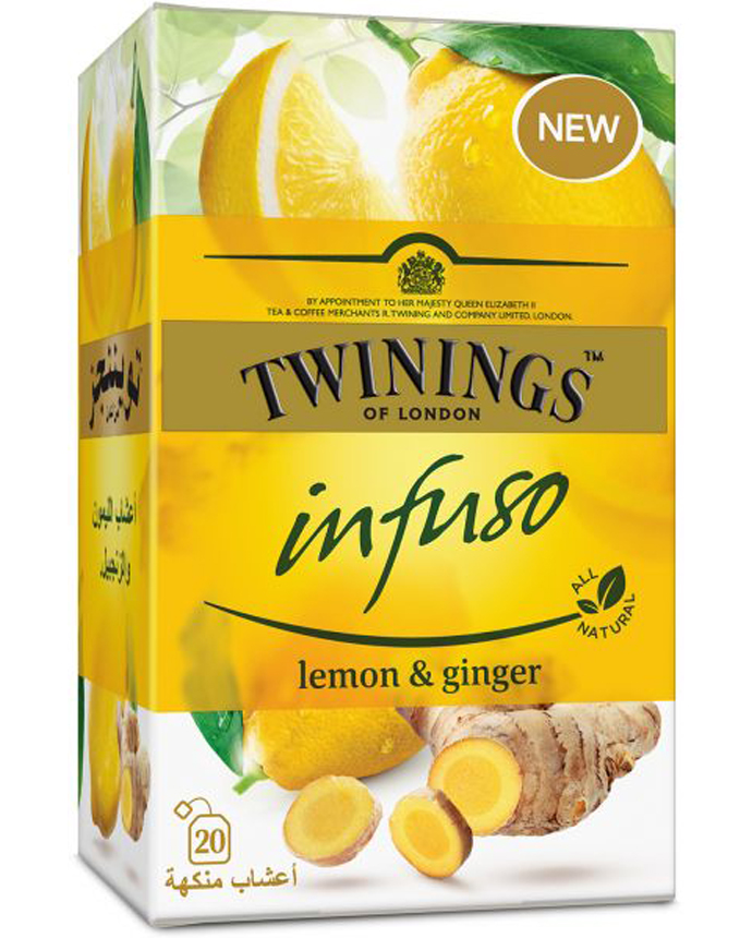 Twinings Infuso Tea Lemon & Ginger 20Count