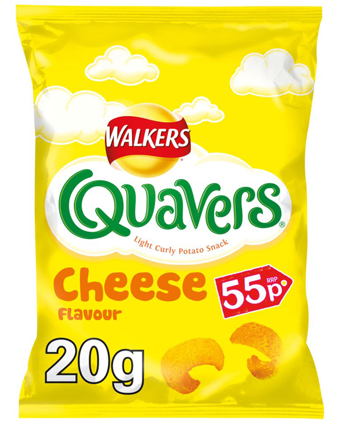 Walkers Quavers Cheese Snacks PMP 20.5g