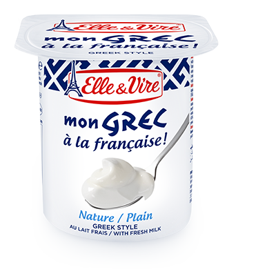 Elle & Vire vanilla Greek yoghurt 125g