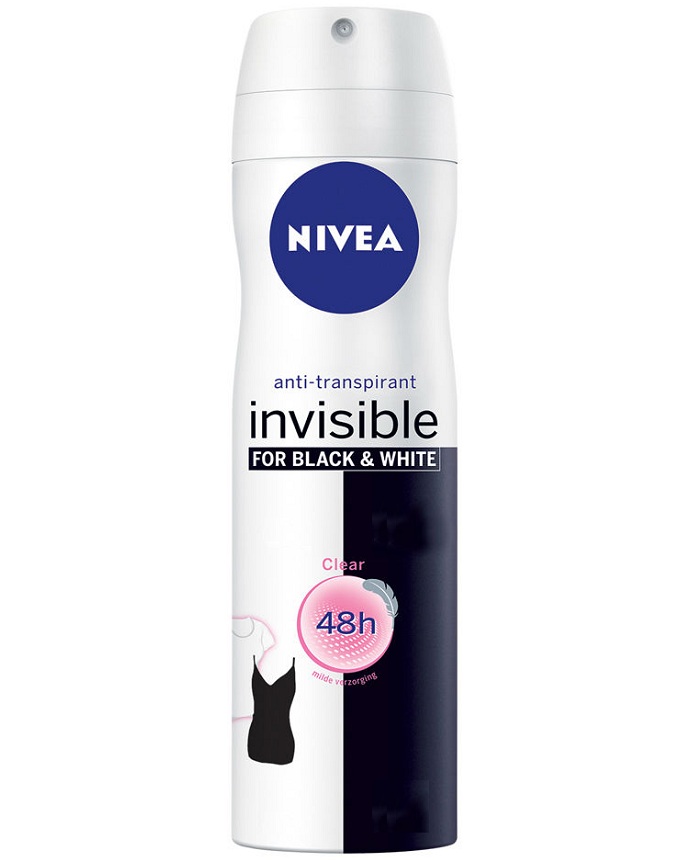 Nivea Invisible Black & White Pure Deodorant Spray For Women
