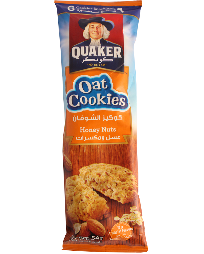Quaker Oats Cookies Honey Nuts