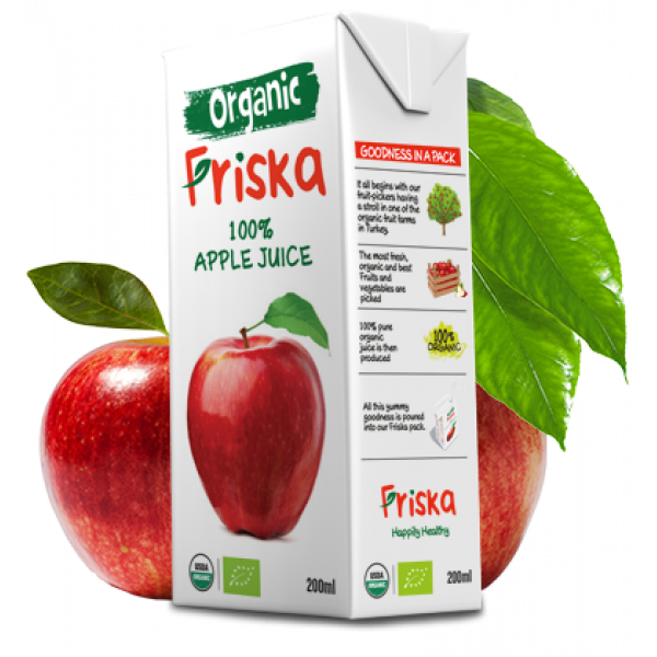 Friska Organic 100% Apple Juice 200 ml