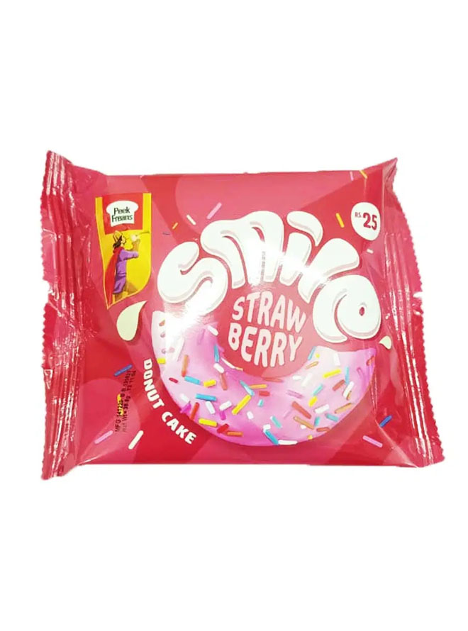 Peek Freans Smile Strawberry  Donut 