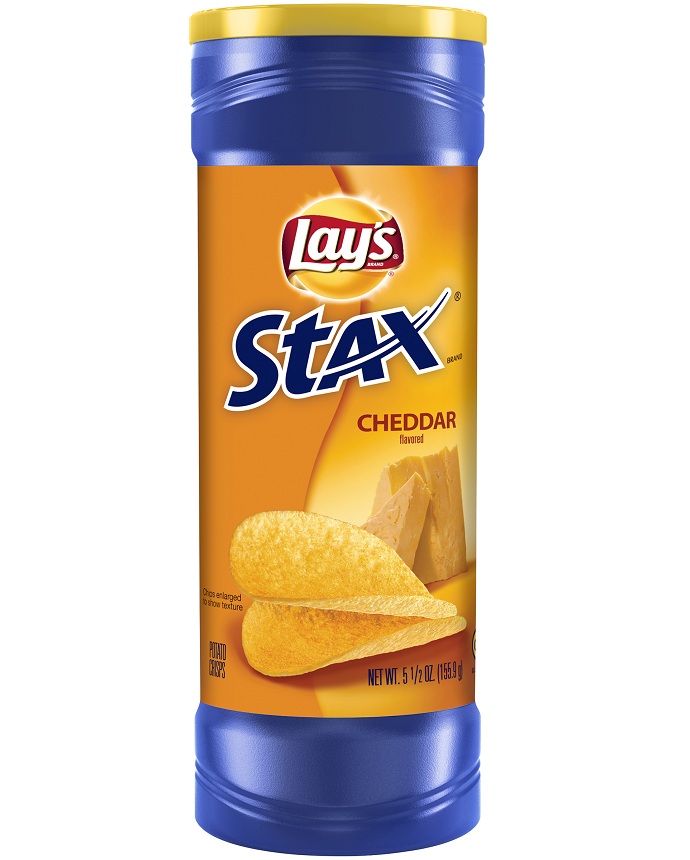 Lays Chips Stax Cheddar Cheese