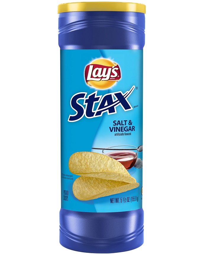 Lay's Stax Potato Crisps Salt & Vinegar