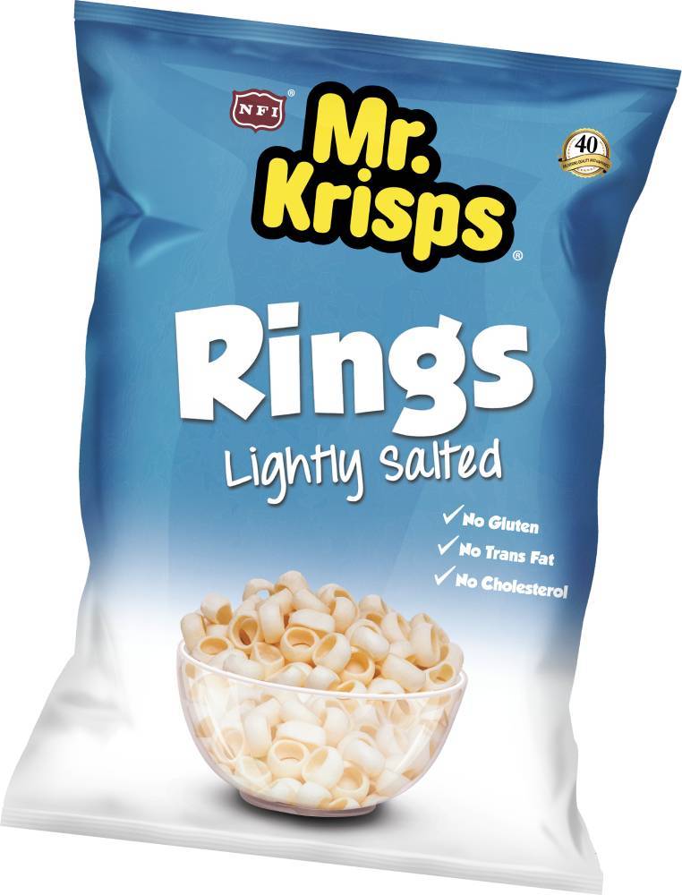 Mr.Krisps Chips Rings Lightly Salted 80g