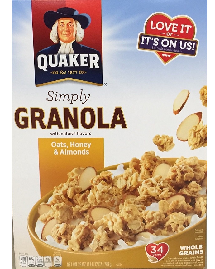 Quaker Simply Granola Oats & Honey 