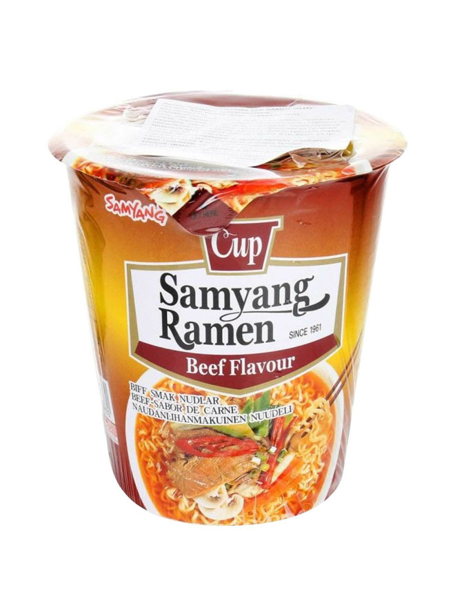 Samyang Ramen Beef Flavor Cup Noodles 65g