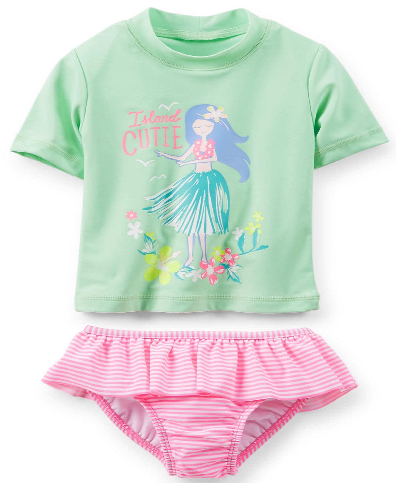 Carters  Girls Rashguard Set 2 Piece