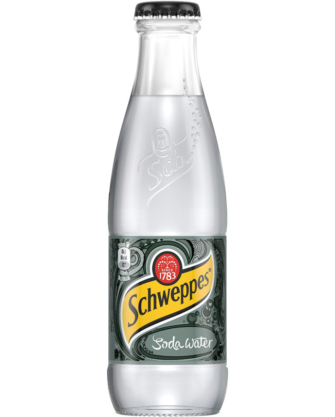 Schweppes Soda Water Bottle