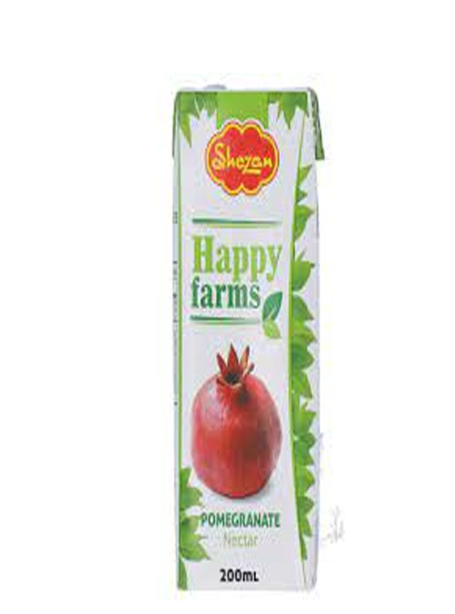 Shezan Happy Farm Juice Pomegranate 200ml