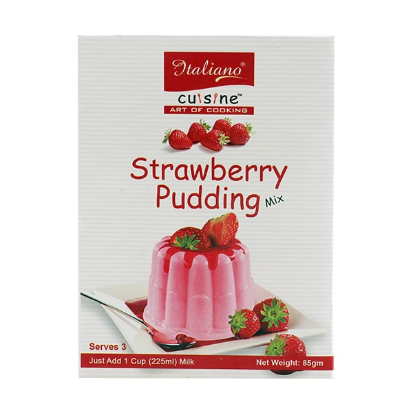 Italiano Strawberry Pudding Mix 85gm