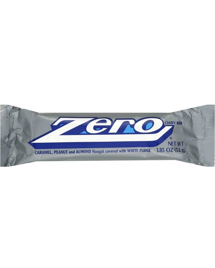 Zero Chocolate Caramel Peanut Almond Nougat Covered White Fudge