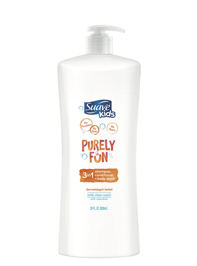 Suave Kids 3 In 1 Purely Fun Shampoo & Conditioner 