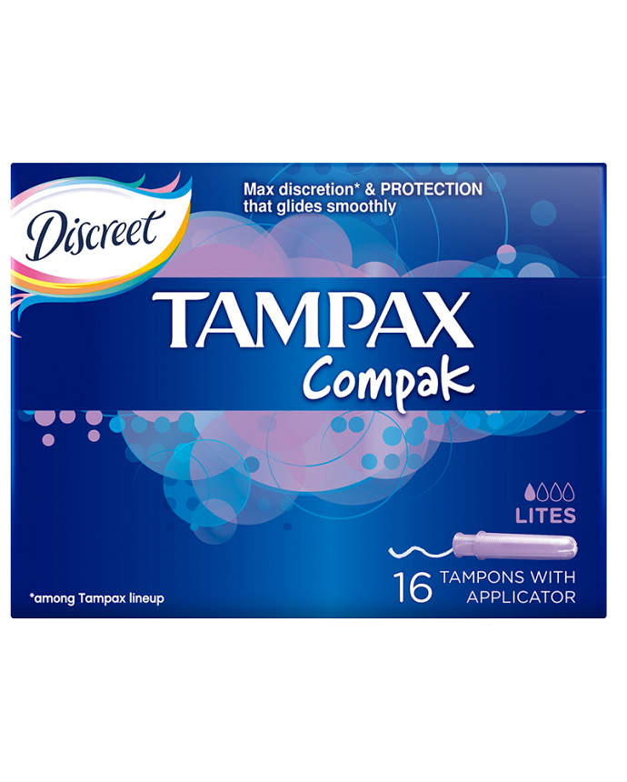 Tampax Discreet Compak Lites 