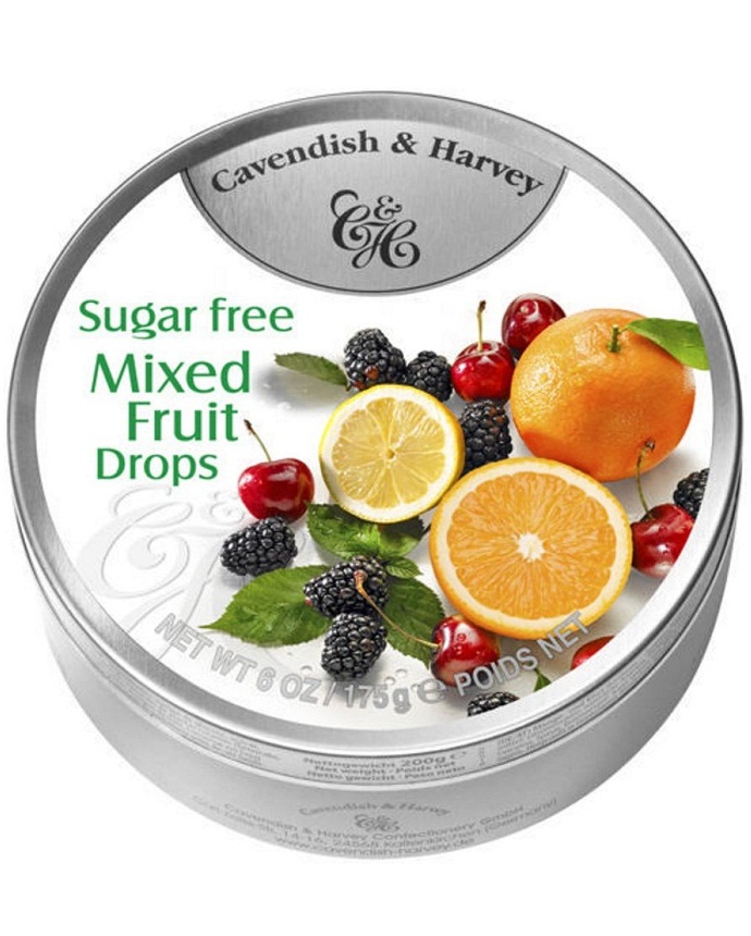 Cavendish & Harvey Candy Sugar Free Mixed Fruit 