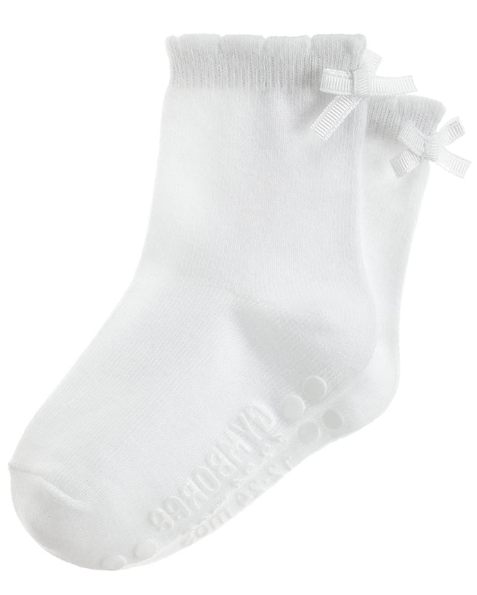 Gymboree Girl Bow Socks White