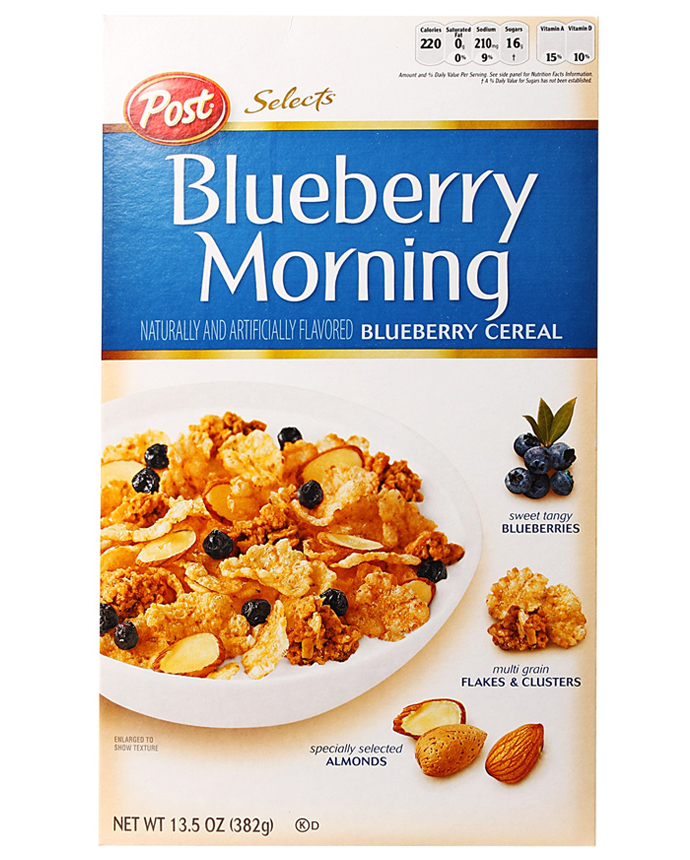 Post Selects Blueberry Morning Cereal