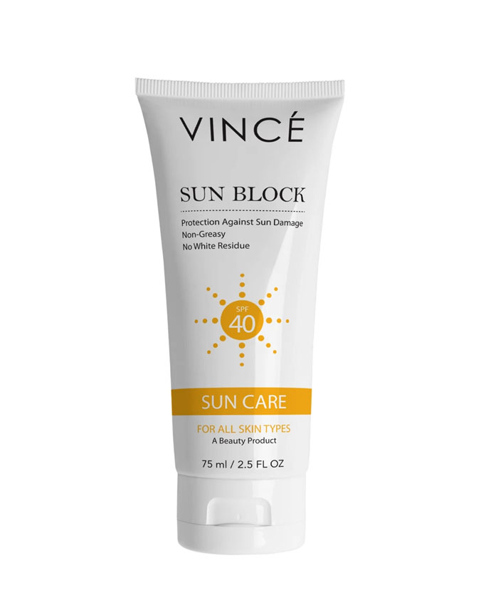 Vince Sun Block SPF 40 For All Skin Type