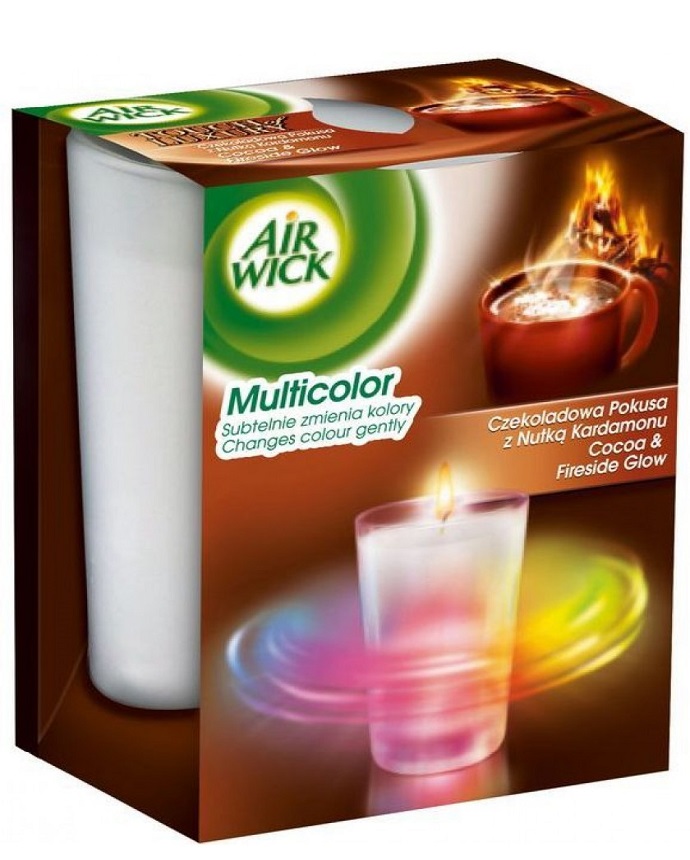 Air Wick Multicolor Scented Candle Chocolate Crackling Fire 