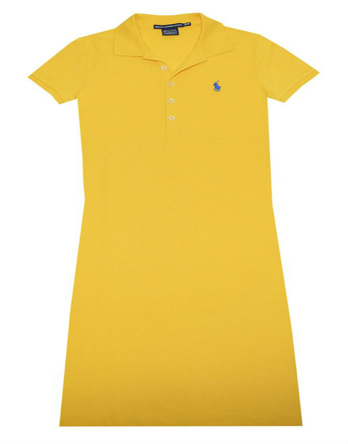 Tommy  Girl Frock Dress Yellow Green