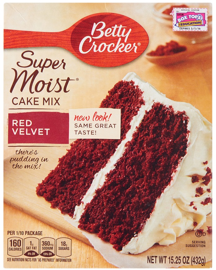 Betty Crocker Super Moist Red Velvet Cake Mix