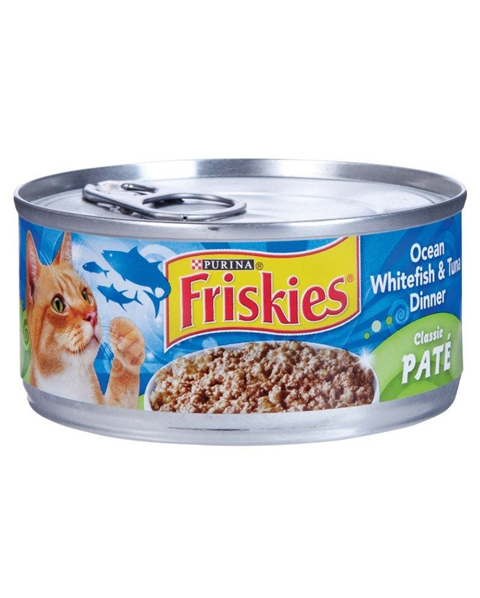 Friskies Cat Food Ocean Whitefish & Tuna Dinner Classic Pate