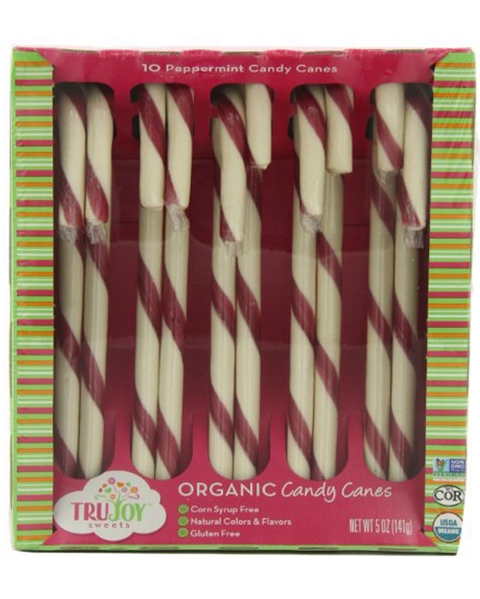 Trujoy Sweet Organic Peppermint Candy Canes