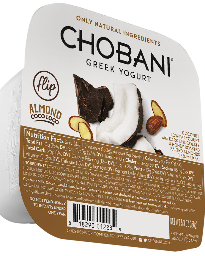 Chobani Flip Almond Coco Loco Low-Fat Greek Yogurt