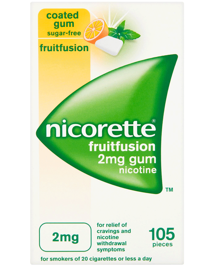 Nicorette Fruitfusion 2mg Nicotine Gum