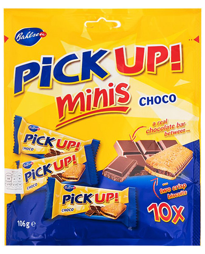 Bahlsen Pick Up Minis Choco Biscuits 106g