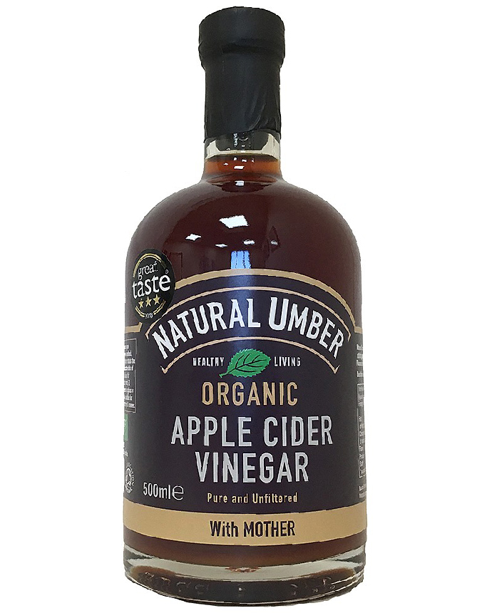 Natural Umber Organic Apple Cider Vinegar With Mother 500ml 3387