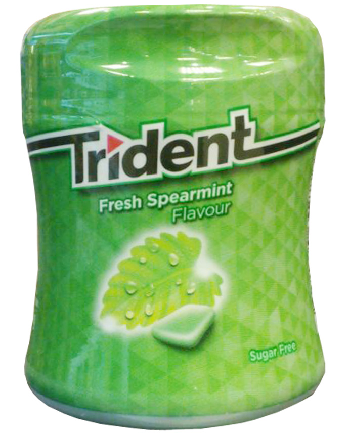 Trident Fresh Spearmint Flavour Sugar Free Gum