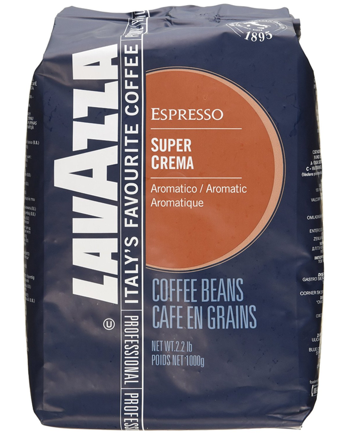 Lavazza Espresso Super Crema Coffee Beans 1Kg