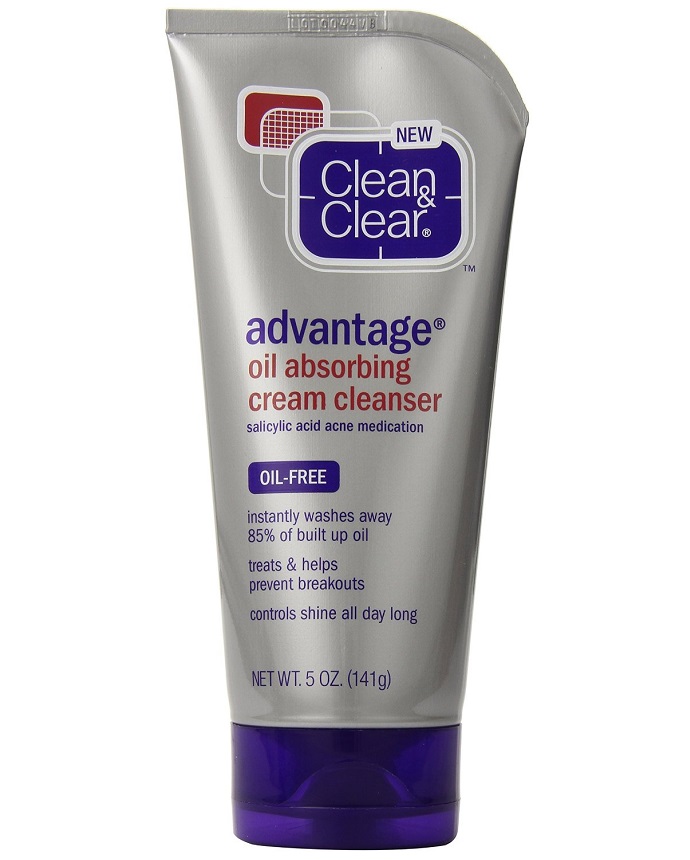 Clean & Clear Facial Cream Wash Advantage Oil