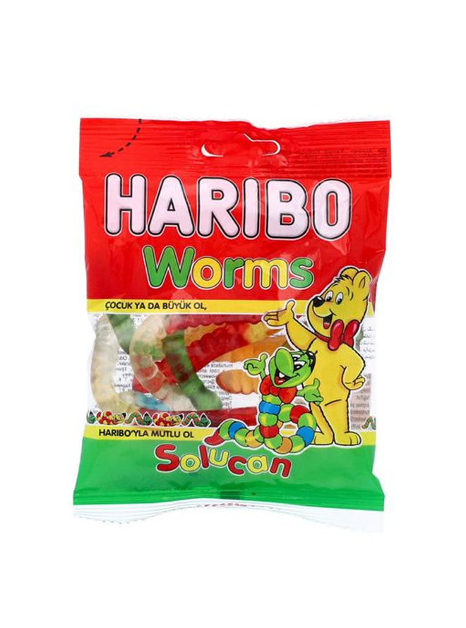 Haribo Candy Worms 80g