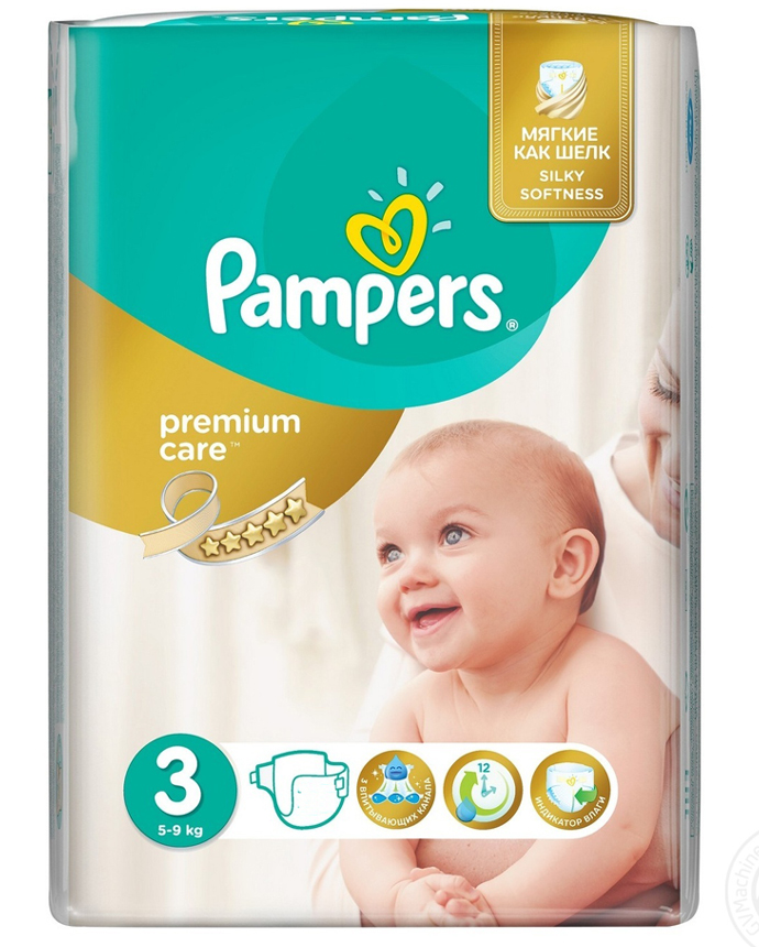 Pampers Premium Care Midi Diapers Size 3