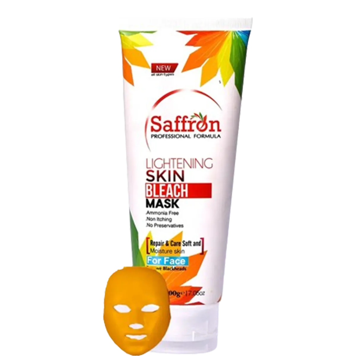 Saffron Lightening Skin Bleach Mask 200gm