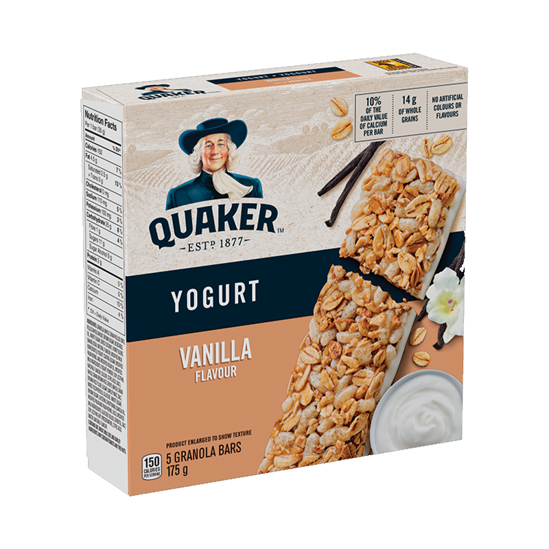 Quaker Granola Bar Yogourt Vanilla 35g