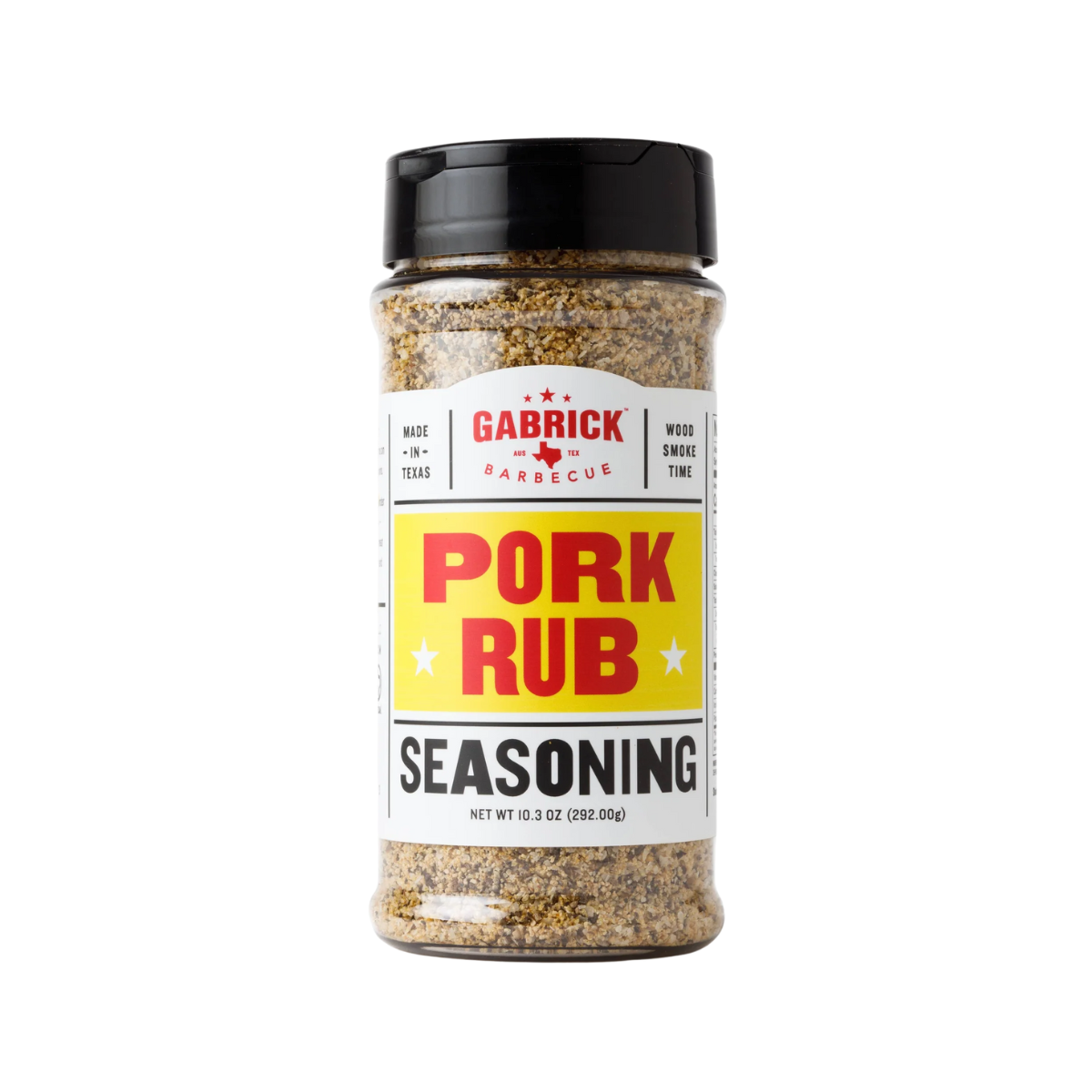 Gabrick BBQ Sauce Co - Pork Rub Seasoning - case of 6 - 10.3 oz