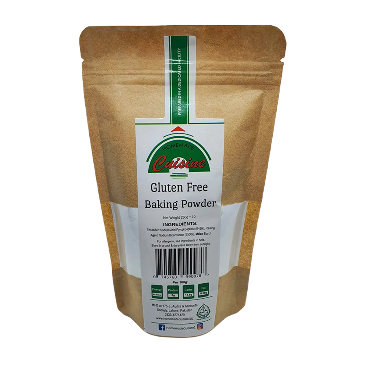 Homemade Cuisine GF Baking Powder 250g