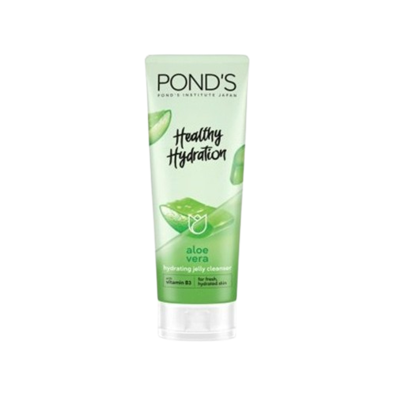 Pond's Healthy Hydration Aloe Vera Hydrating Jelly Cleanser With Vitamin B3, 100g