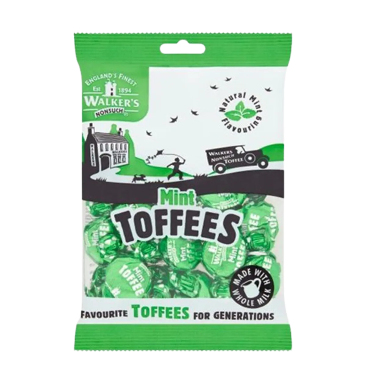 Walkers Toffees Mint 150g