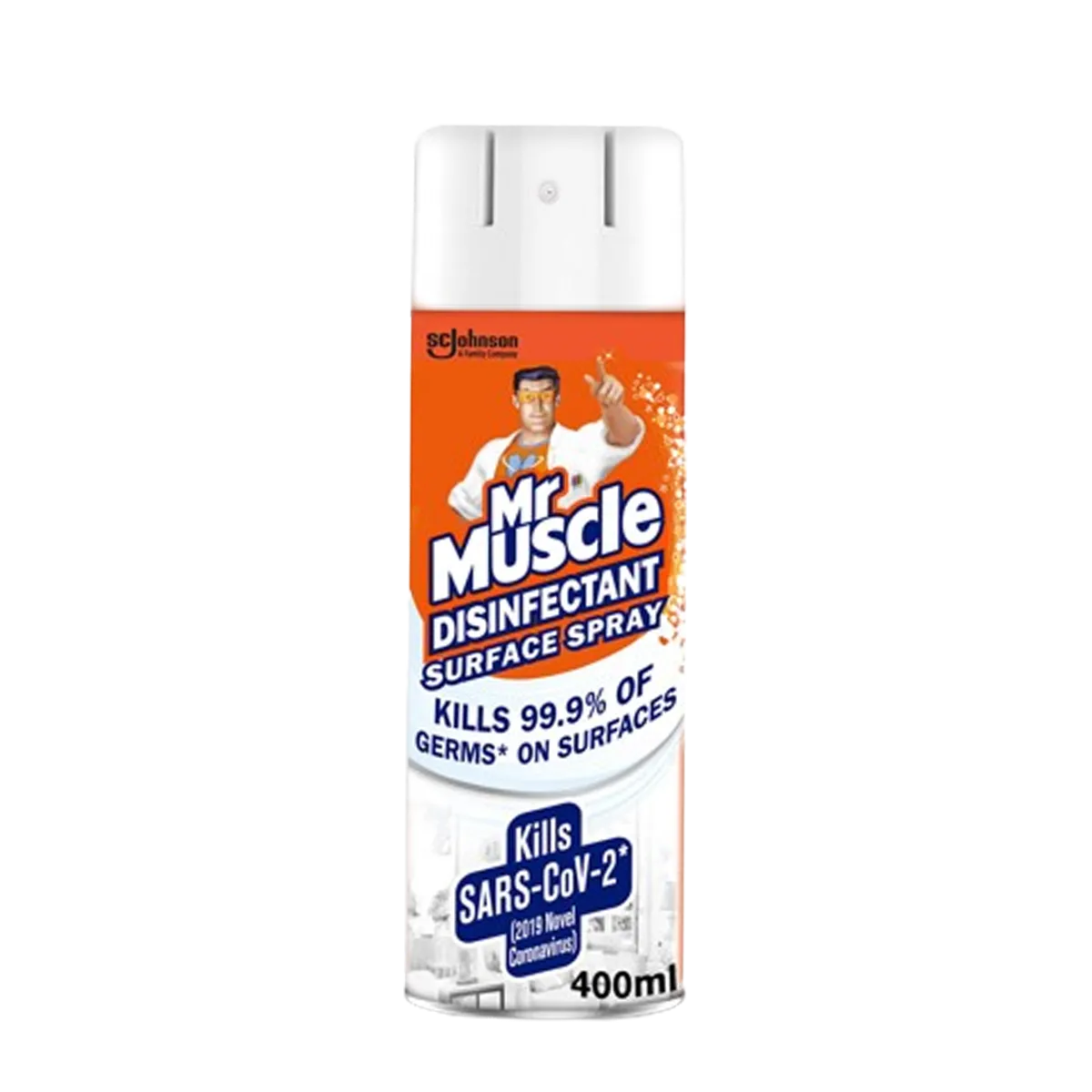 Mr Muscle Disinfectant Surface Aerosol Spray 400ml