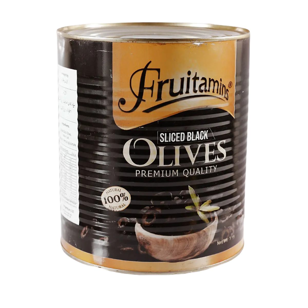 Fruitamins Black olives Slice 3k