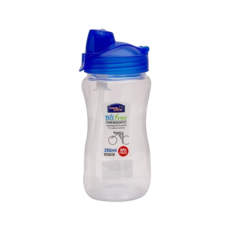Lock & Lock Water Bottle With Straw 350ml