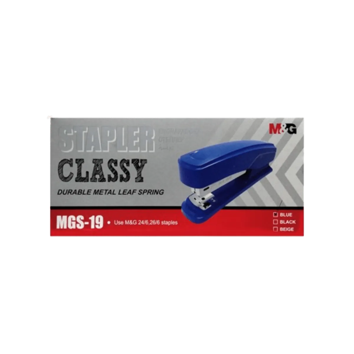 M&G Stapler Glassy MGS 19