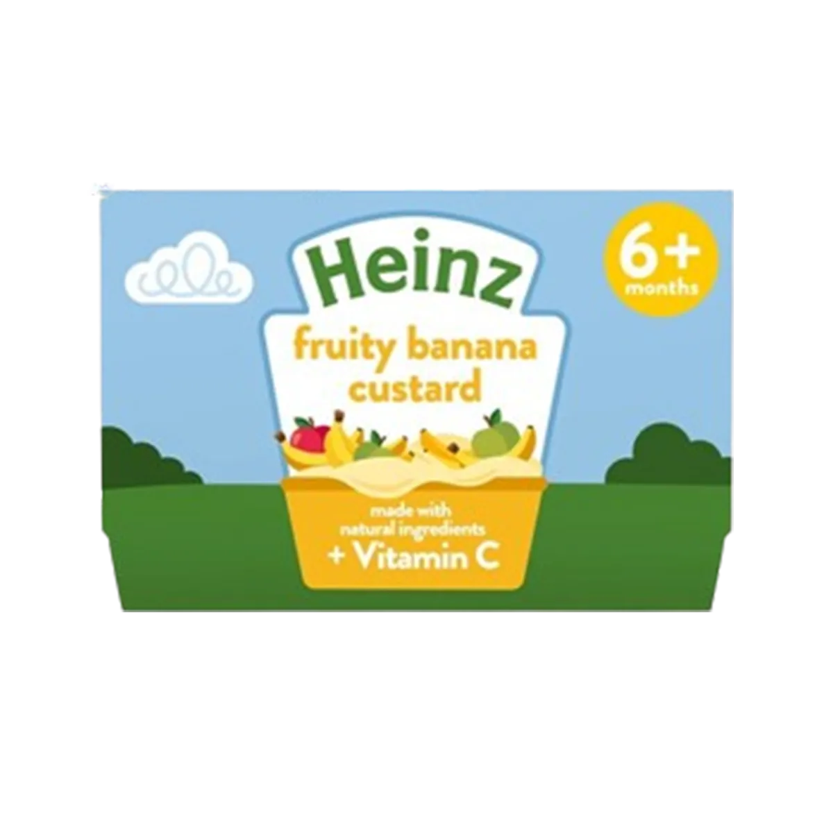 Heinz Banana Custard 4X100g