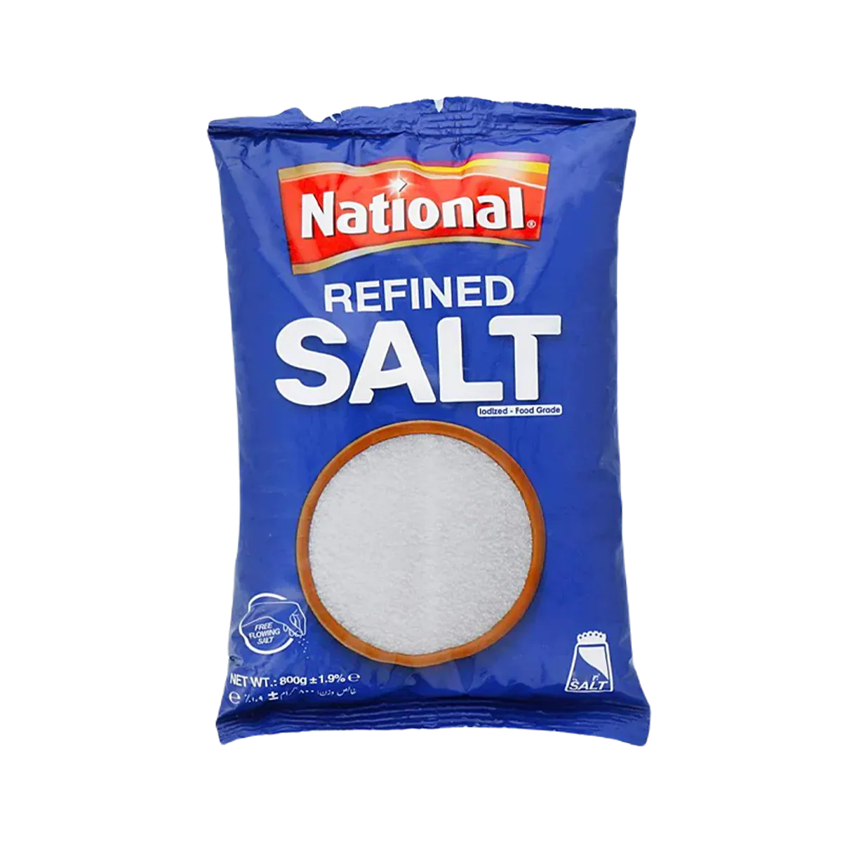 National Refined Table Salt 800G